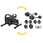 START TO TRAIN PACK - Mini bicicleta fitness UX500 + Set gantere si haltere ECGZ38